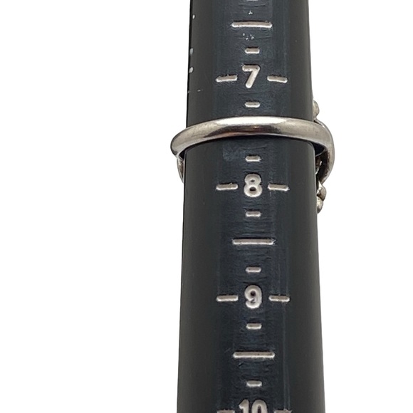 Vintage Sarah Coventry 1976 “Heritage” Adjustable Ring Open Scroll Turquoise - Picture 8 of 8